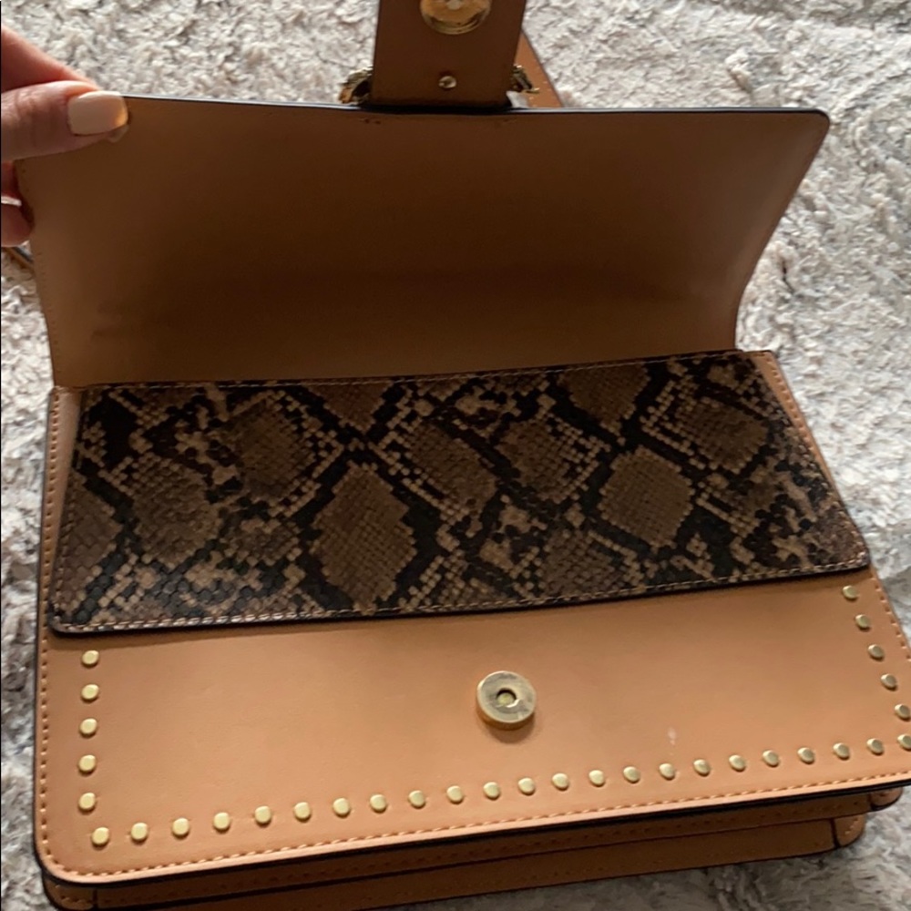 Topshop Suri Snake Print Shoulder Bag - Picture 2 of 5